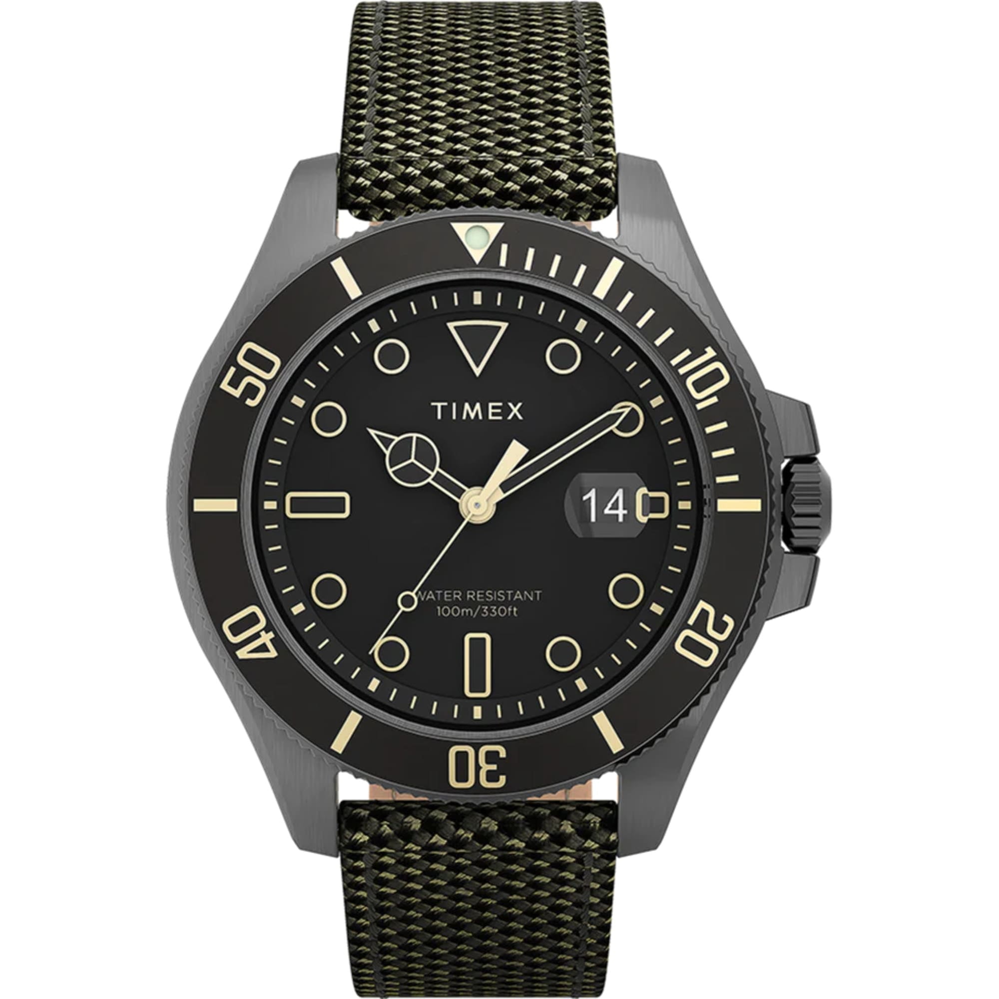 Timex TW2U81900 Men's Harborside Coast Quartz Green Strap Watch