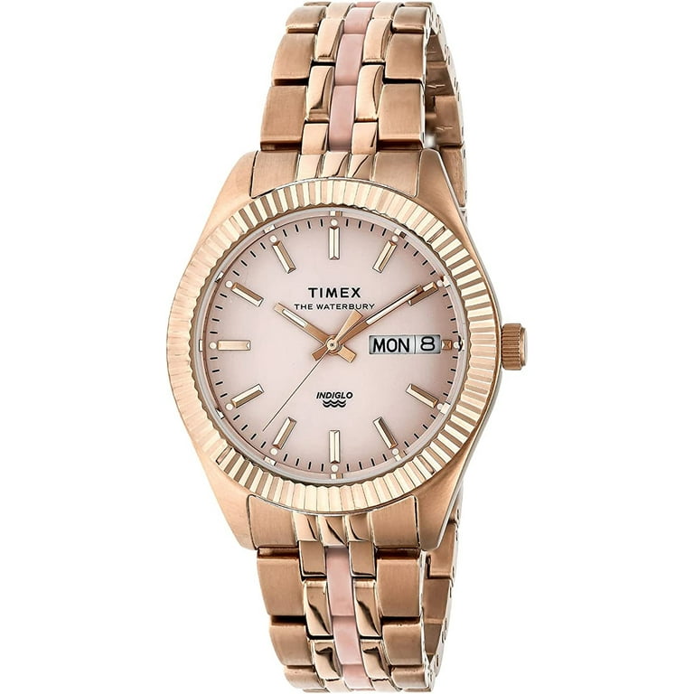 Timex TW2U82800 Women's Rose Gold Steel Bracelet Analog Watch