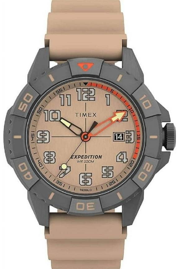 TW2V40900 Expedition North Ridge Beige Silicone Strap Watch