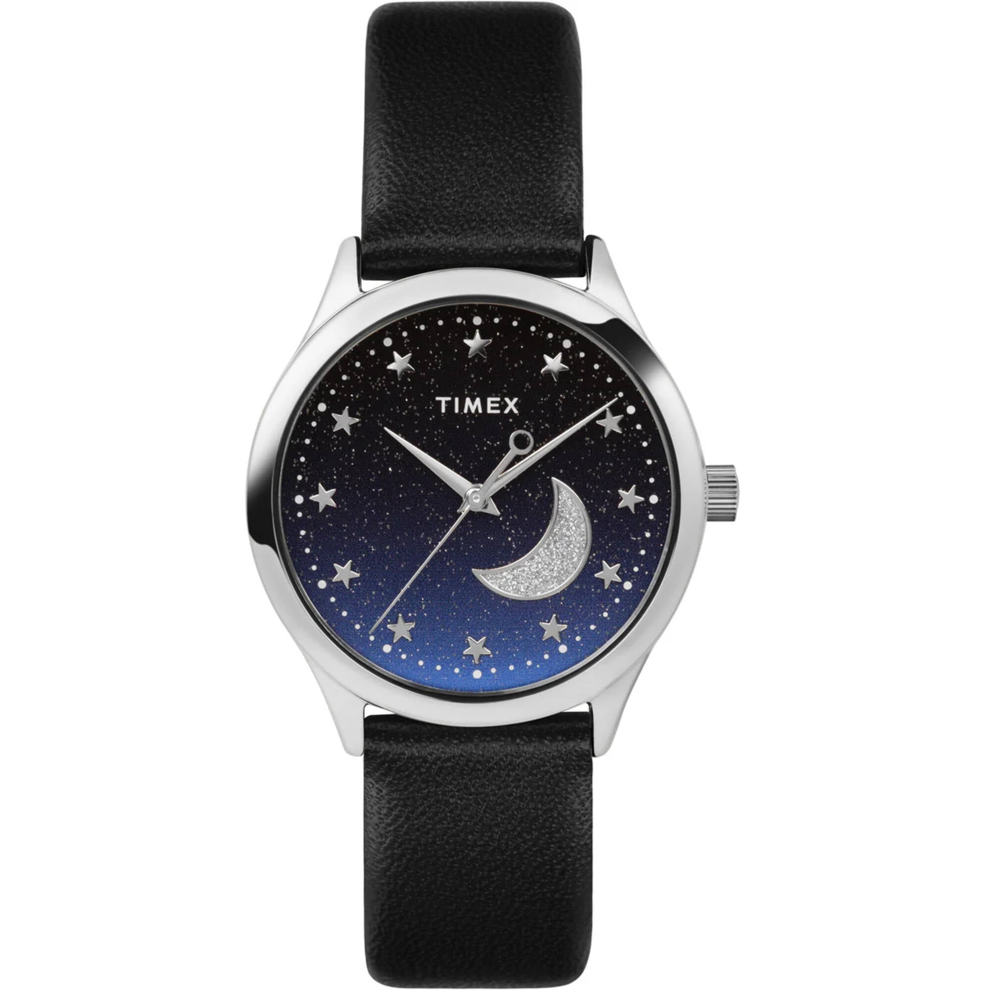 Timex TW2V49200 Women's Celestial Blue Glitter Dial Strap Watch