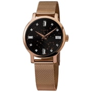 Timex TW2V52100 Transcend Celestial Womens Analog Watch Rose Gold-Tone Bracelet