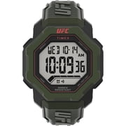 Timex TW2V88300 Mens UFC Knockout Green Resin Strap Digital Watch