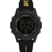 Timex TW2V97900 Mens UFC Brawler Digital 43mm Watch Black Silicone Strap