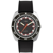 Timex TW2W22400ZV Mens Q Timex Reissue Black Rubber Strap Watch