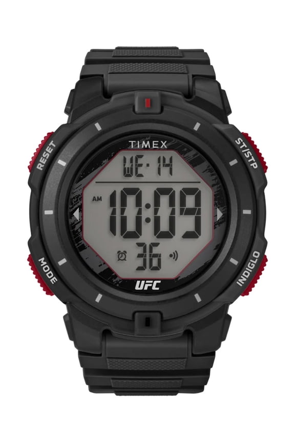TW5M59600 UFC Rumble Men's  Digital Watch Black Resin Strap