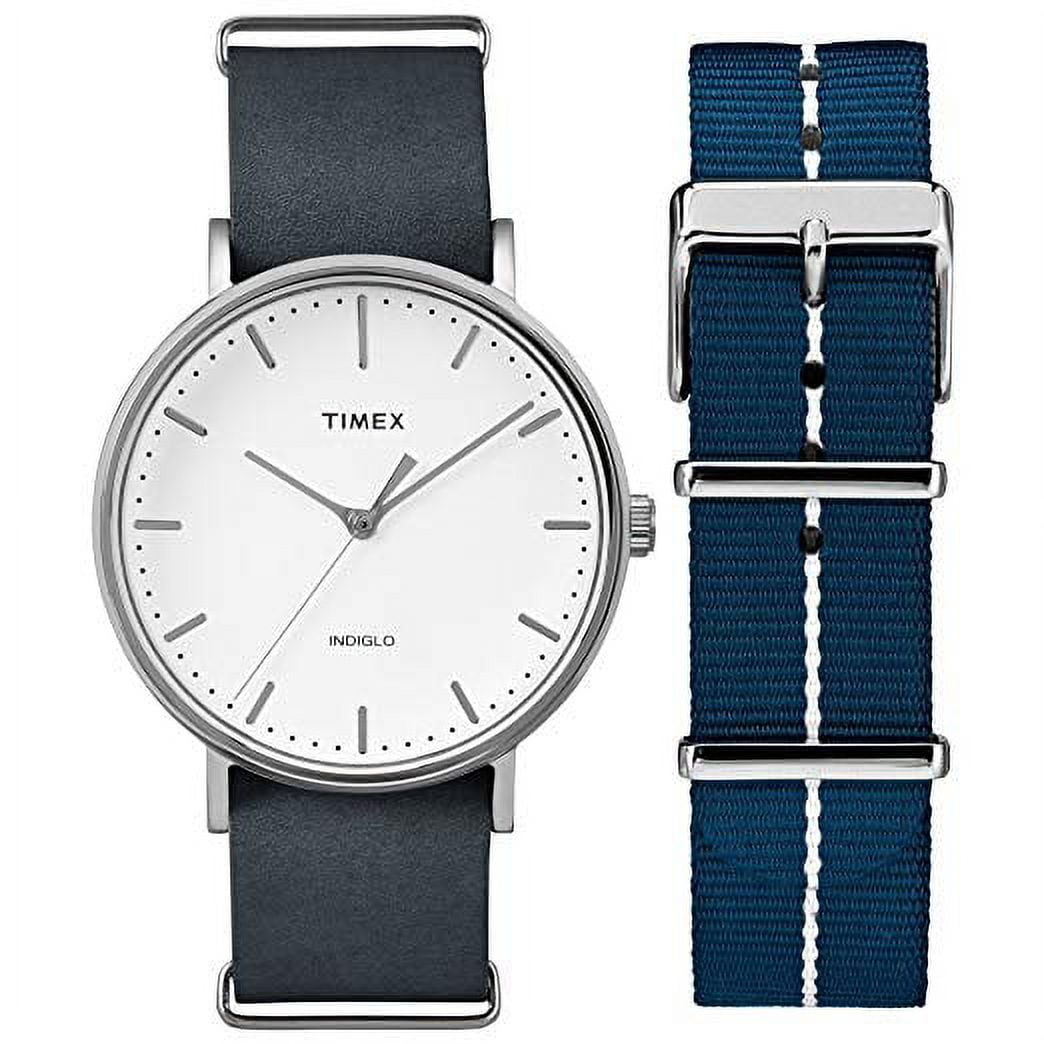 Timex TW2P91900 Unisex Weekender Fairfield Mid-Size Blue
