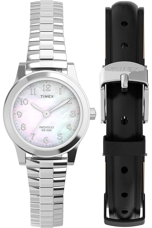 TWG063500 Essex Ave Women's Expansion & Leather Strap Watch