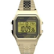 Timex Timex 80 Gold-Tone Digital Unisex Watch