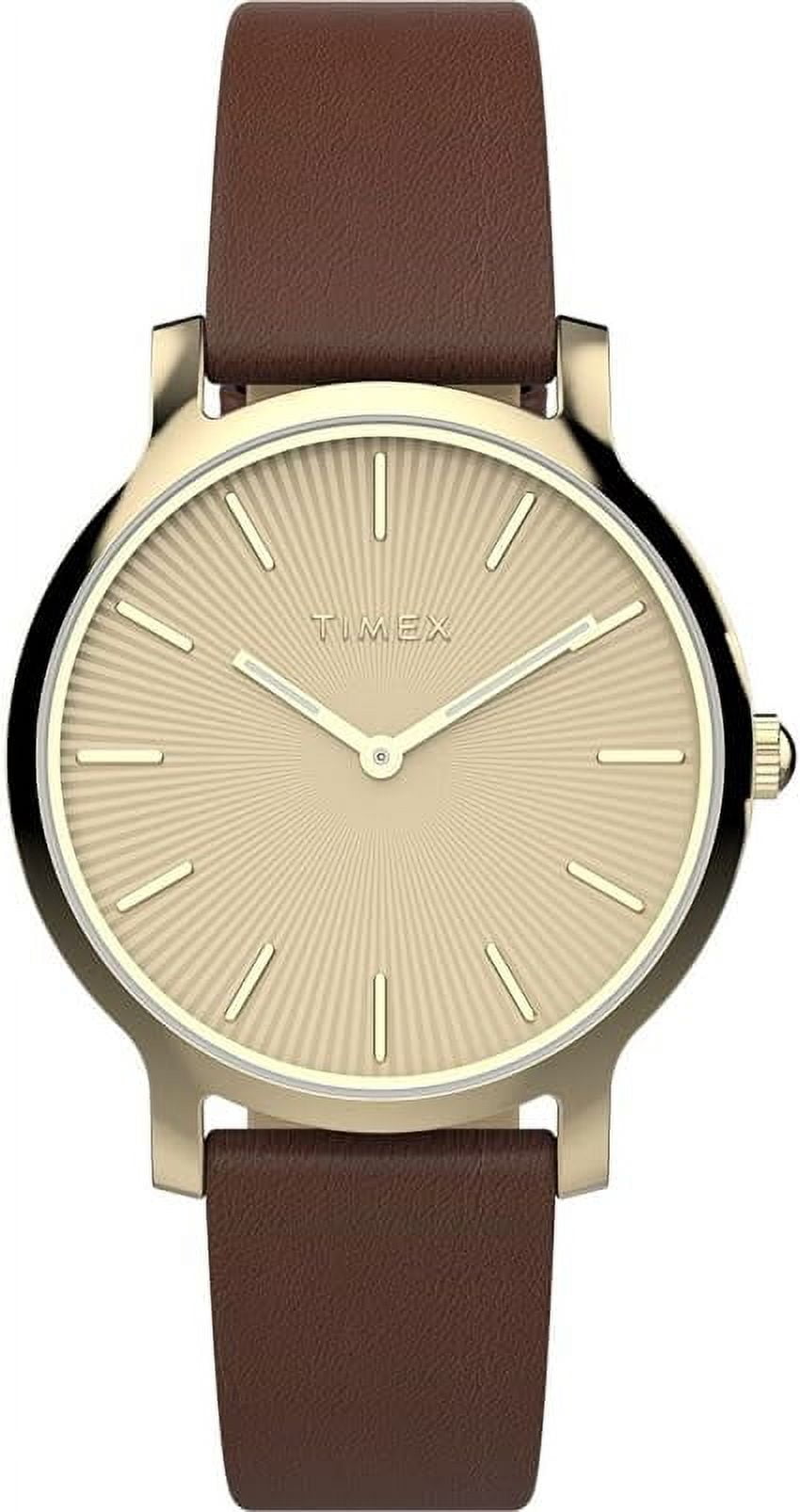 Timex Transcend Leather Ladies Watch