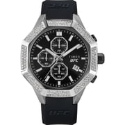Timex UFC King Chrongraph Black Silicone Mens Watch