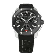 TIMEX UFC Men's Icon 45mm Watch - Black Strap Black Dial Silver-Tone Case