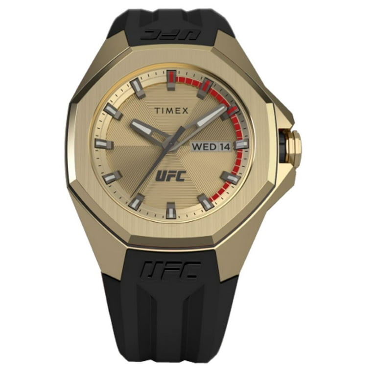 【新品】TIMEX タイメックス UFC キック ゴールドメンズ 腕時計 Amazon.com: Timex UFC Men's Pro Automatic 45mm Watch - Black