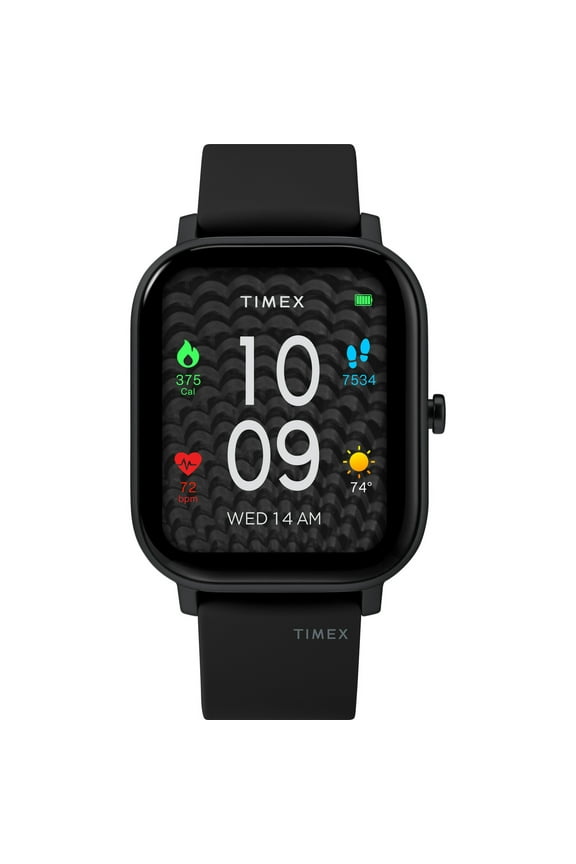 Unisex Metropolitan S AMOLED Black 36mm Smartwatch, GPS & Heart Rate, Silicone Strap