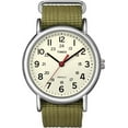 thumbnail image 1 of Timex Unisex T2N651 Weekender 38mm Olive Nylon Slip-Thru Strap Watch, 1 of 4