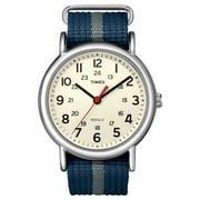 Timex Unisex Weekender 38mm Blue/Gray Nylon Slip-Thru Watch