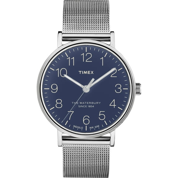 Timex Waterbury Blue Dial Stainless Steel Men's Watch TW2R25900