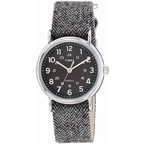 Timex Weekender Gray Canvas Unisex Watch