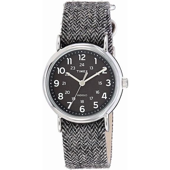 Timex Weekender Gray Canvas Unisex Watch