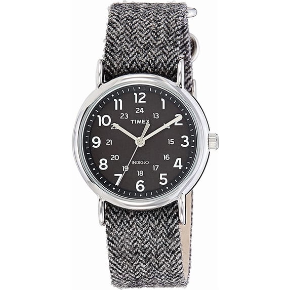 Timex Weekender Gray Canvas Unisex Watch