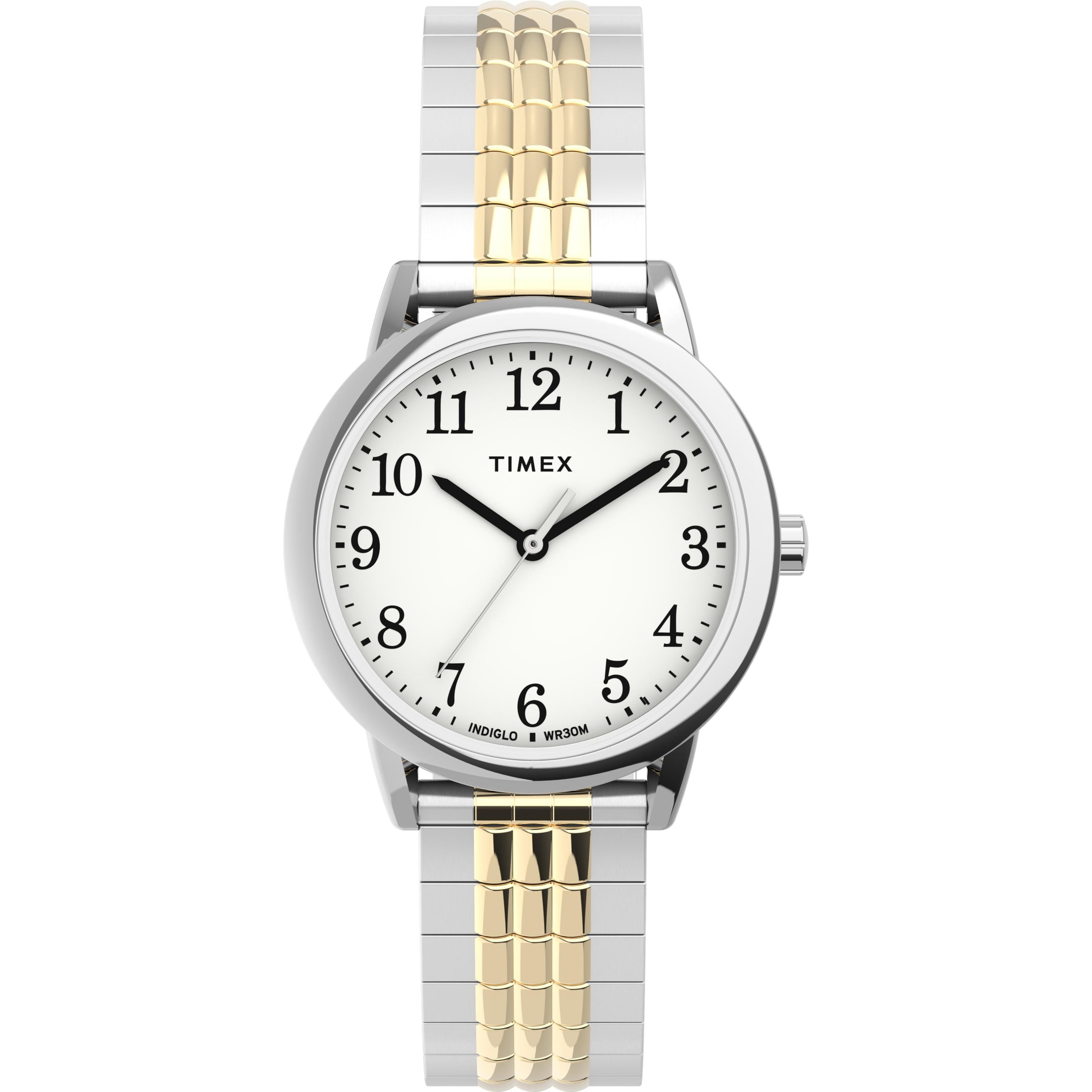 Timex Women's Easy Reader Watch Silver-Tone Case, Jordan Ubuy