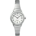 thumbnail image 1 of Timex Women's Easy Reader Date Silver/White 25mm Casual Watch, Tapered Expansion Band, 1 of 4