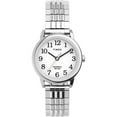 thumbnail image 1 of Timex Women's Easy Reader Silver/White 25mm Perfect Fit Casual Watch, Expansion Band, 1 of 5