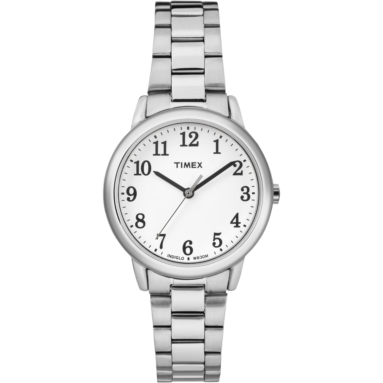 Timex Womens Easy Reader SilverWhite Casual Watch Kuwait Ubuy
