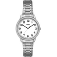 thumbnail image 1 of Timex Women's Easy Reader Silver/White 30mm Casual Watch, Tapered Expansion Band, 1 of 3