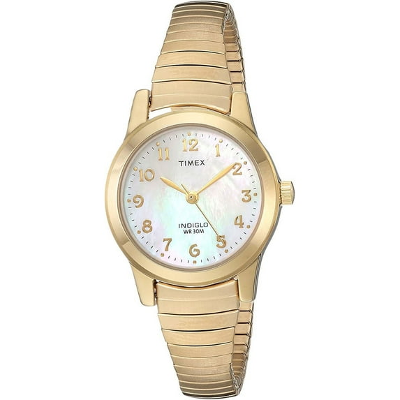 Timex Women's Essex Avenue Quartz Gold Tone Brass/Stainless Steel Watch TW2R63500