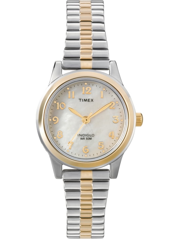 Women's Essex Avenue Two-Tone/MOP 25mm Dress Watch, Expansion Band