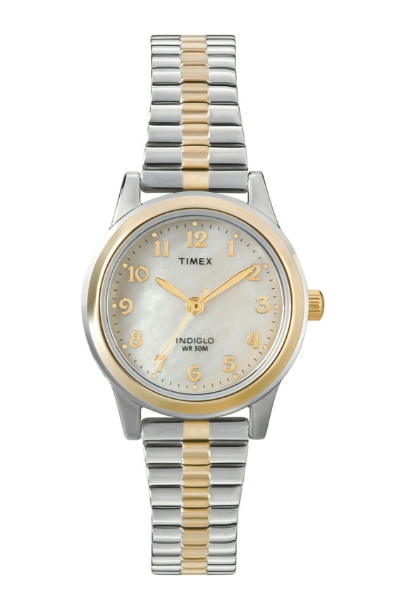 Women's Essex Avenue Two-Tone/MOP 25mm Dress Watch, Expansion Band