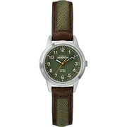 Timex Women's Expedition Metal Field Mini Brown/Green Nylon/Leather Watch