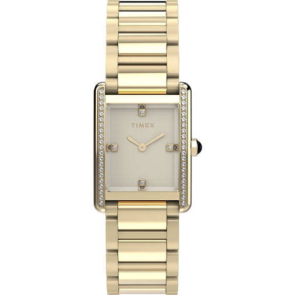 Timex Women's Hailey 24mm Watch - Gold-Tone Bracelet Cream Dial Gold-Tone Case