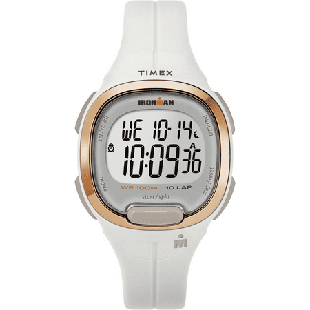 Timex - Women's IRONMAN Transit 33mm Watch - White/Rose Gold-Tone