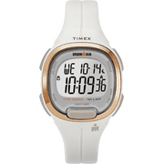 Timex Womens Ironman Transit Resin White/Rose Gold Strap Watch