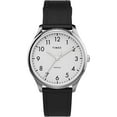 thumbnail image 1 of Timex Women's Modern Easy Reader 32mm Black/Silver Genuine Leather Strap Watches, 1 of 4