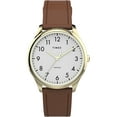 thumbnail image 1 of Timex Women's Modern Easy Reader 32mm Brown/Gold/White Watch, Genuine Leather Strap, 1 of 4