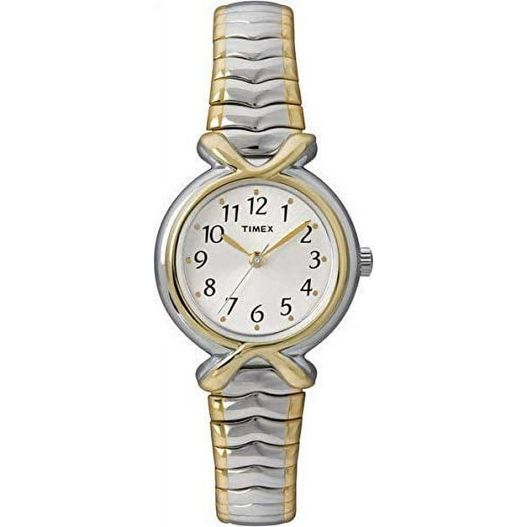 Timex Women\'s Watch T21854 Quartz Two Tone Stainless Steel Expansion Band 25mm Timex Women main image 4