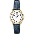 thumbnail image 1 of Timex Women’s South Street Blue/Gold 30mm Casual Watch, Leather Strap, 1 of 2