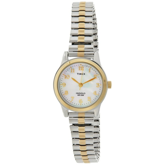 Timex Women's T2M828 Essex Avenue Two-Tone Stainless Steel Expansion Band Watch