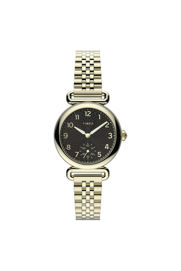 Womens Model 23 33mm SST Case Black Dial Gold-tone Bracelet