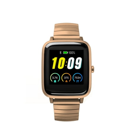 Timex iConnect Active+ Rose-Gold Tone Bezel and Caseback with Expansion Band Smartwatch