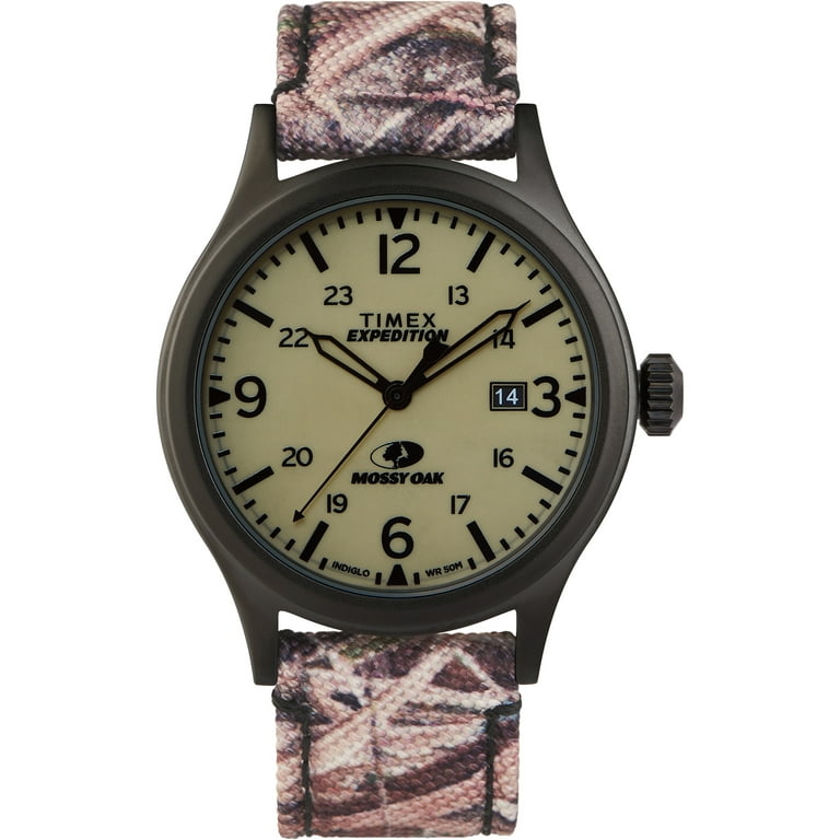 Expedition scout 40mm leather strap deals watch