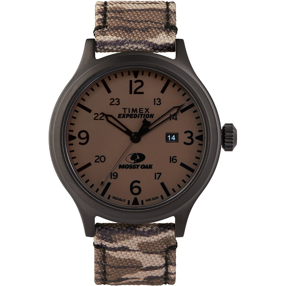 Timex Expedition Scout 43mm Watch with Indiglo, Mossy Oak
