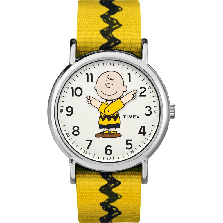 Timex x Peanuts Unisex Weekender 38mm Watch Charlie Brown with