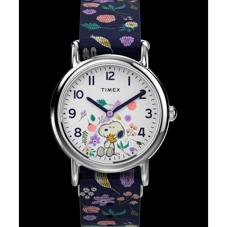 Timex, Women's Weekender Watch, 31mm, Snoopy Silver-Tone Case