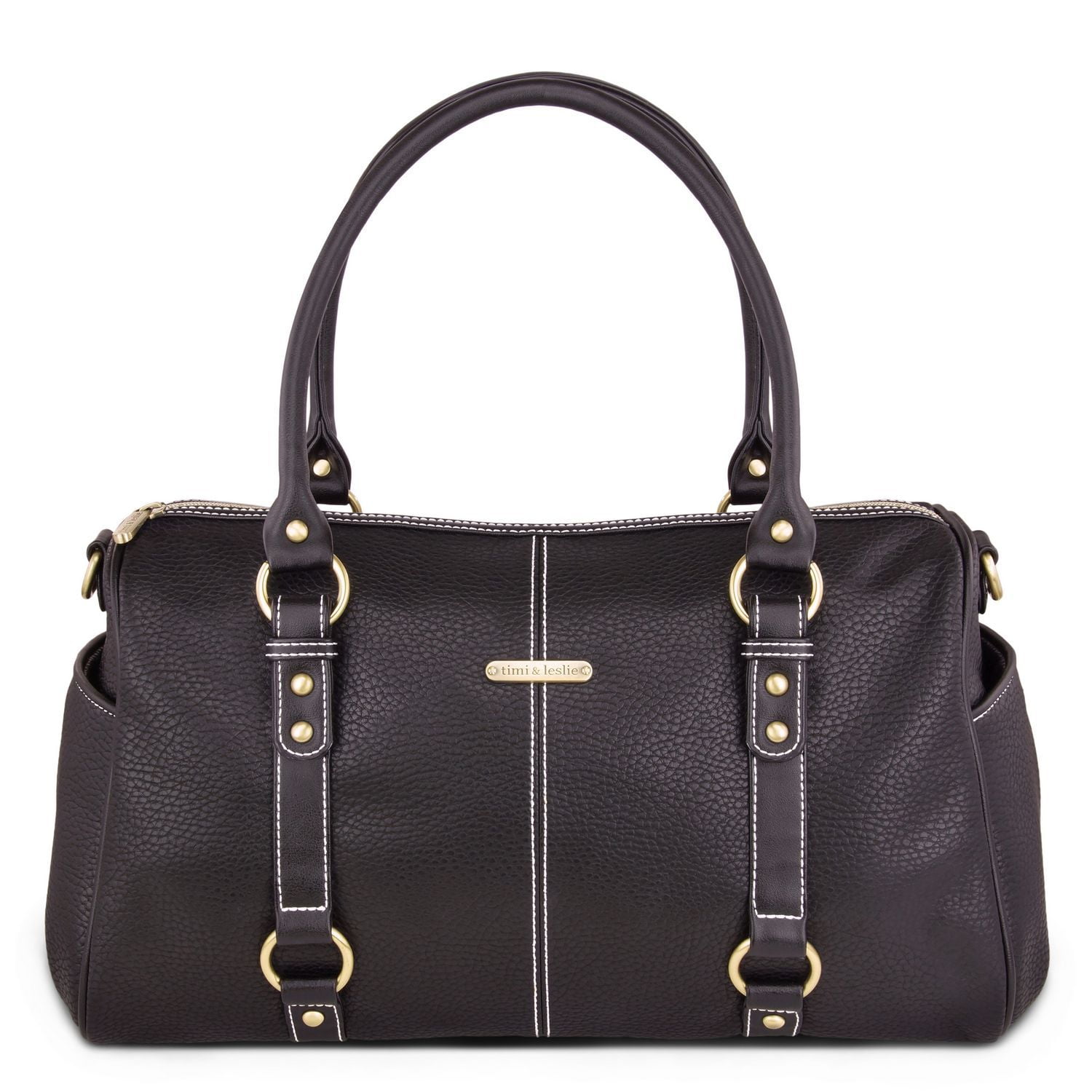 Timi & Leslie Madison 7-Piece Diaper Bag Set - Black Edition