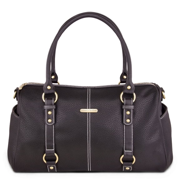 Timi & Leslie Madison 7-Piece Diaper Bag Set - Black Edition