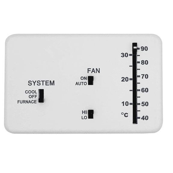 Timilge 3106995.032 RV Thermostat For RV Analog Thermostat Only For Heat/Cool Camper