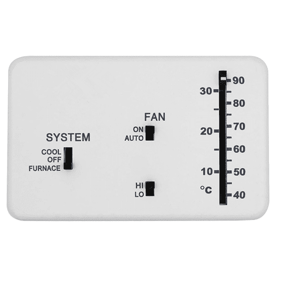 Timilge 3106995.032 RV Thermostat For RV Analog Thermostat Only For Heat/Cool Camper